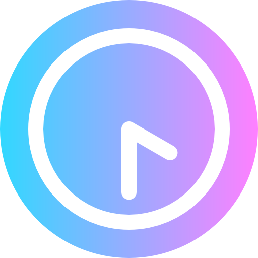 Clock Super Basic Rounded Circular icon