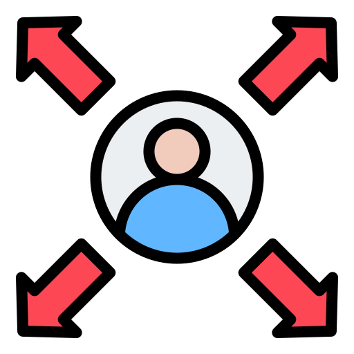 centro di distribuzione Generic color lineal-color icona