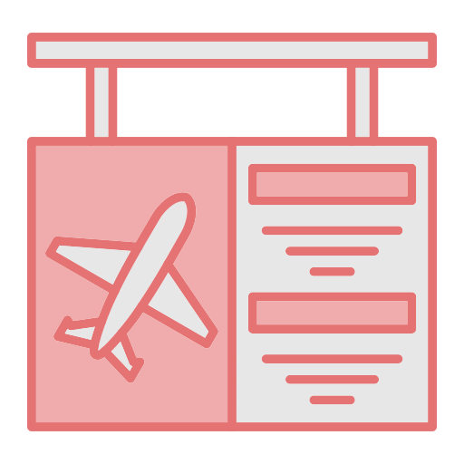 informazioni di volo Generic color lineal-color icona