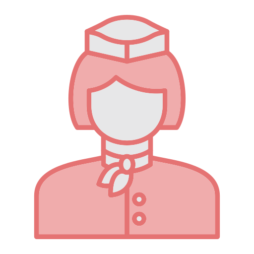 Flight attendant Generic color lineal-color icon