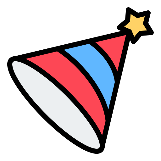 파티 용 모자 Generic color lineal-color icon