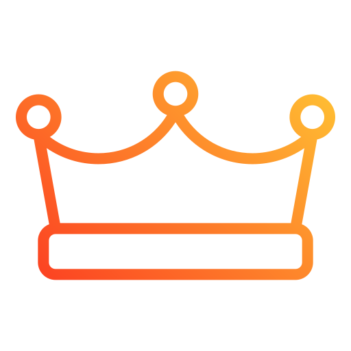 Crown Generic gradient outline icon