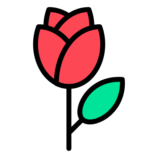 꽃 Generic color lineal-color icon