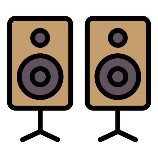 luidspreker Generic color lineal-color icoon