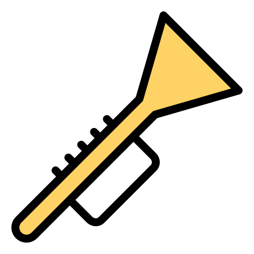 trompeta Generic color lineal-color icono