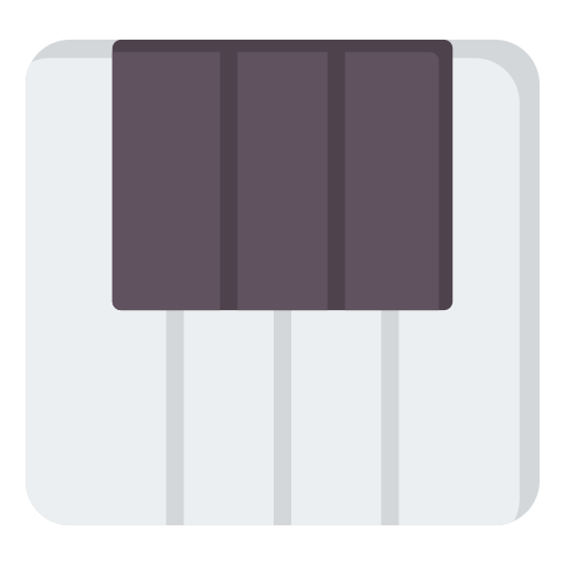 piano Generic color fill Icône