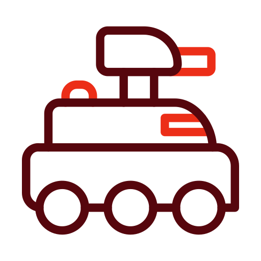 tanque de guerra Generic color outline icono