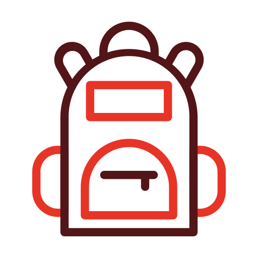 rucksack Generic color outline icon