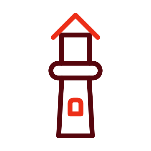 torre de vigilancia Generic color outline icono