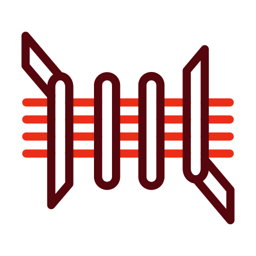 alambre de espino Generic color outline icono
