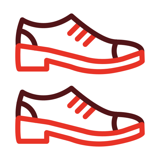 formele schoenen Generic color outline icoon