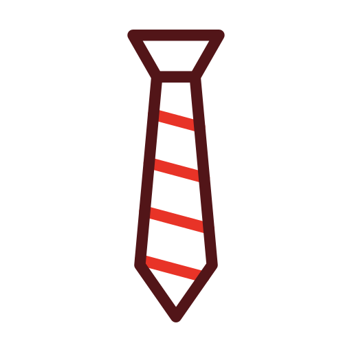 krawat Generic color outline ikona