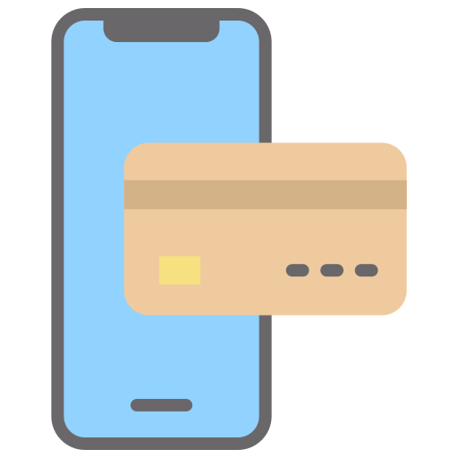 paiement mobile Generic color fill Icône