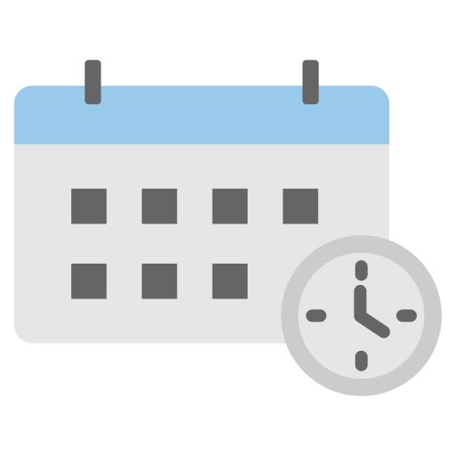 Schedule Generic color fill icon