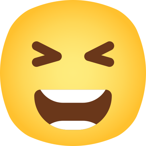 Laughing Generic gradient fill icon