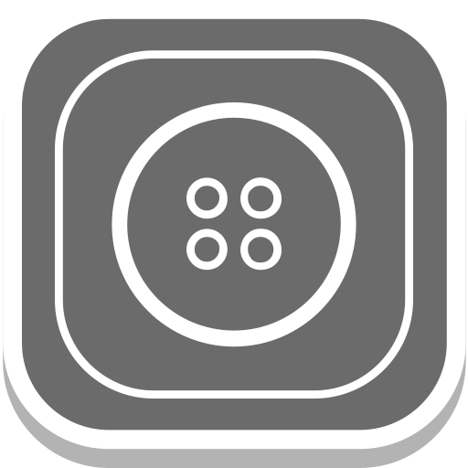 botón de tela Generic color fill icono