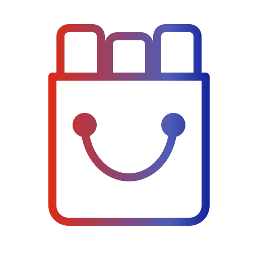 Shop bag Generic gradient outline icon