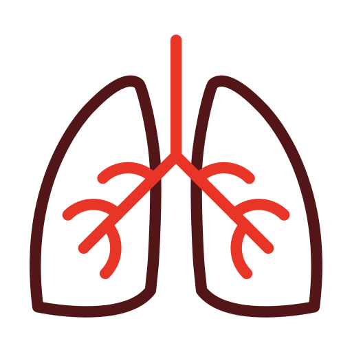 Pulmonology Generic color outline icon