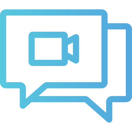 Videocall Generic gradient outline icon