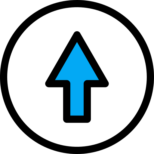 strzałka w górę Generic color lineal-color ikona
