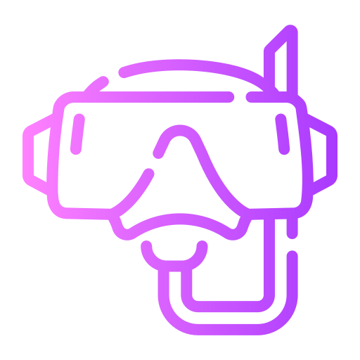 Diving mask Generic gradient outline icon
