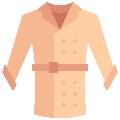Trench coat Generic color fill icon