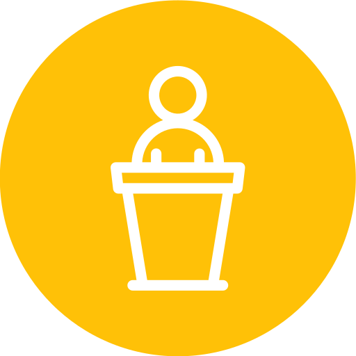 Conference Generic color fill icon