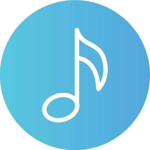 Song Generic gradient fill icon