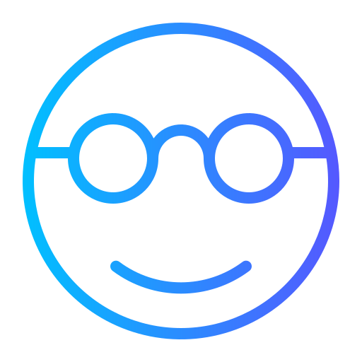 Nerd Generic gradient outline icon