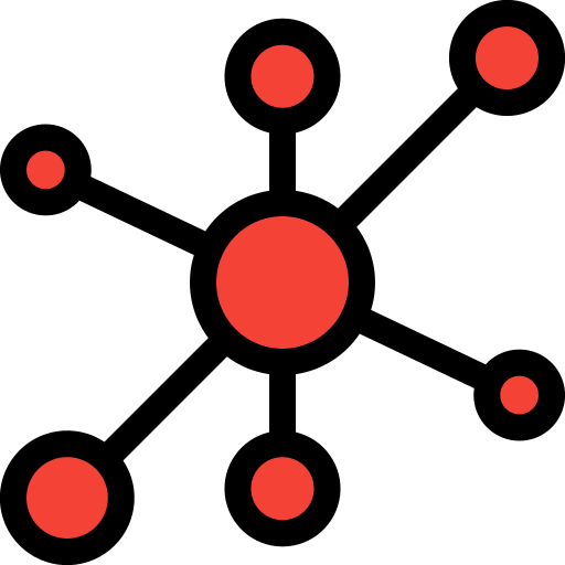 네트워킹 Generic color lineal-color icon