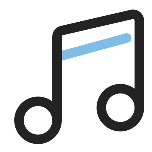 Music note Generic color outline icon