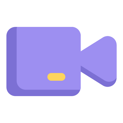 video Generic color fill icon