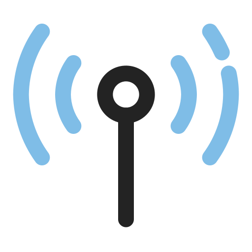 wifi Generic color outline icono