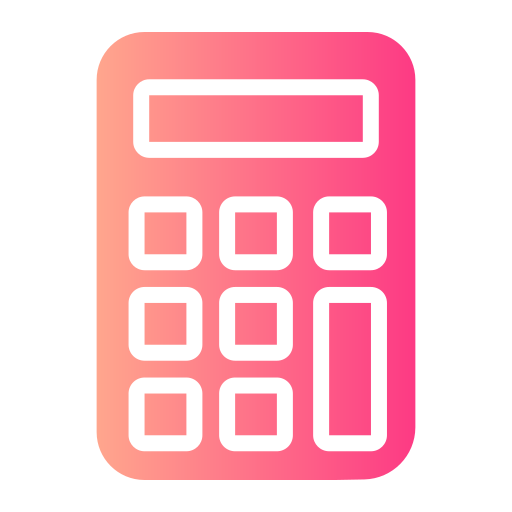 Calculator Generic gradient fill icon