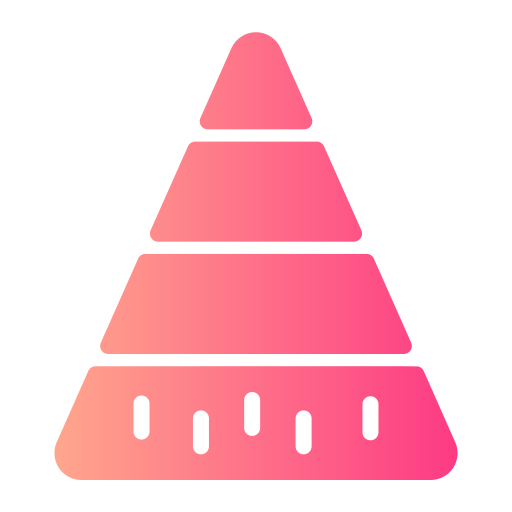 pyramide Generic gradient fill icon