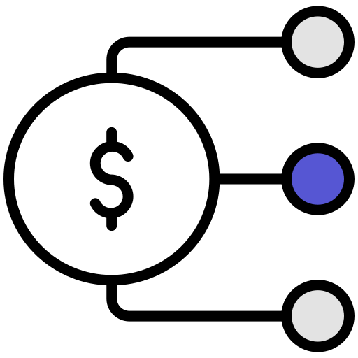 administración del dinero Generic color lineal-color icono