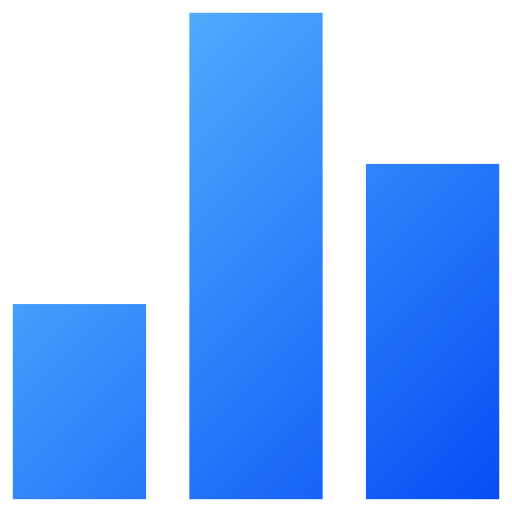 statistica Generic gradient fill icona