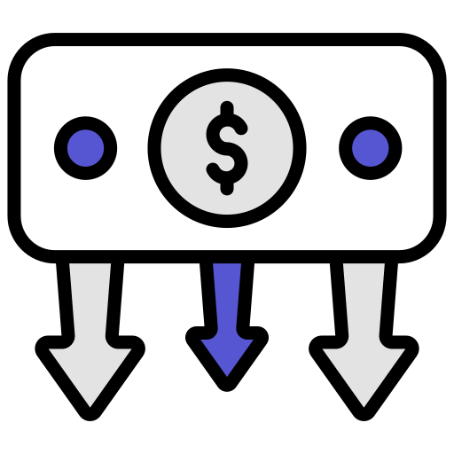 Loss Generic color lineal-color icon