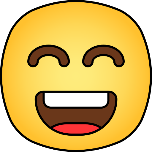 Laughing Generic gradient lineal-color icon