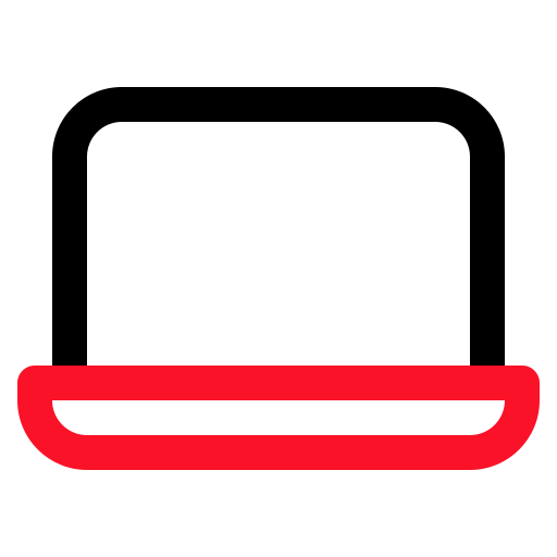 랩탑 Generic color outline icon