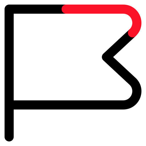 깃발 Generic color outline icon