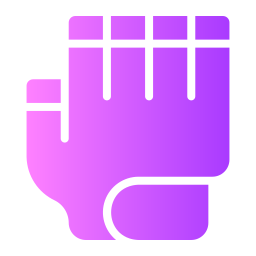 rękawiczki gimnastyczne Generic gradient fill ikona