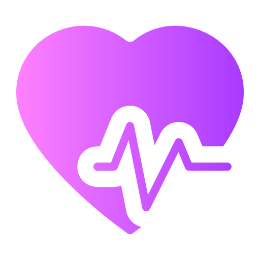 Heart rate Generic gradient fill icon