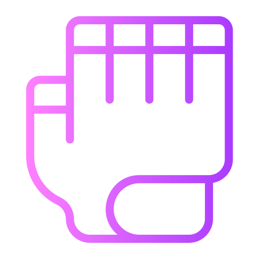 rękawiczki gimnastyczne Generic gradient outline ikona