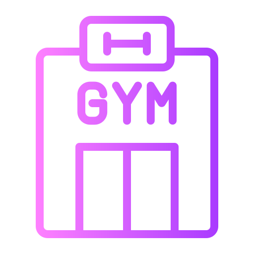 Gym Generic gradient outline icon