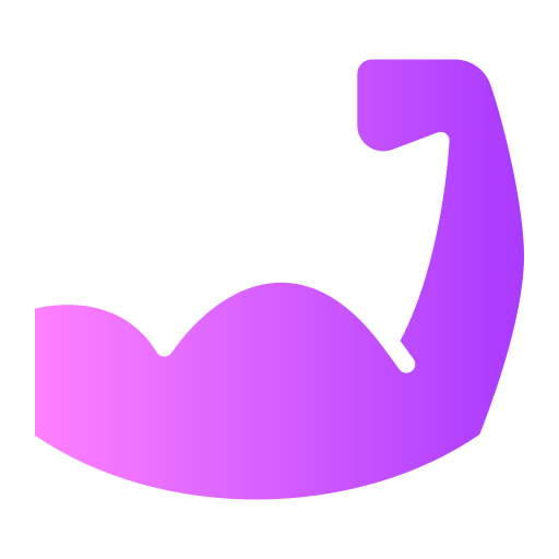 근육 Generic gradient fill icon
