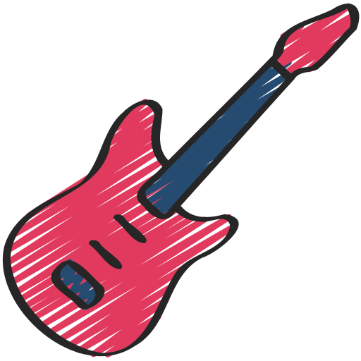 Electric guitar Juicy Fish Sketchy icon