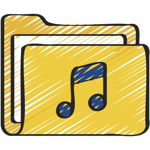 Music folder Juicy Fish Sketchy icon