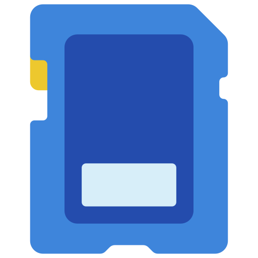 Sd card Juicy Fish Flat icon