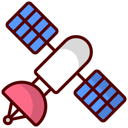 satélite Generic color lineal-color icono